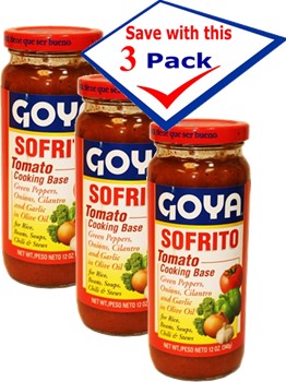 Goya sofrito 12 oz jar. Pack of 3